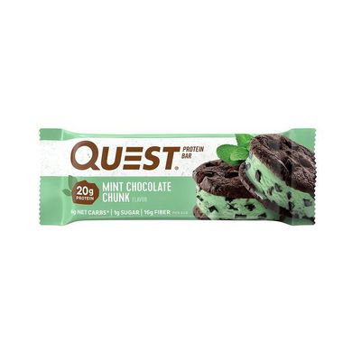 Протеїновий батончик Quest Nutrition Protein Bar (60 g) mint chocolate chunk