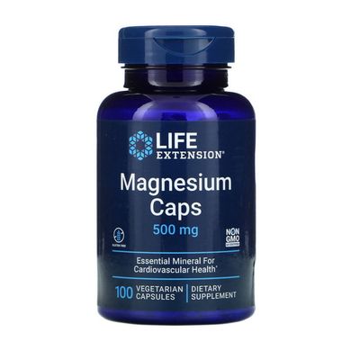 Магний Life Extension Magnesium Caps 500 mg (100 veg caps)