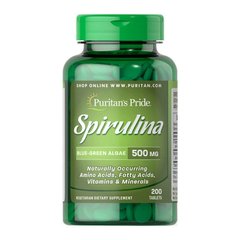 Spirulina 500 mg (200 tablets) Puritan's Pride