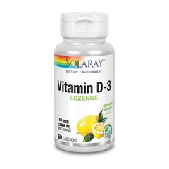 Витамин Д3 Соларай / Solaray Vitamin D3 2000 IU (50 mcg) (60 lozenges)