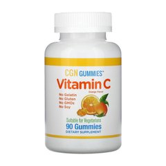 Витамин С (аскорбиновая кислота) California Gold Nutrition Vitamin C 90 gummies (orange)
