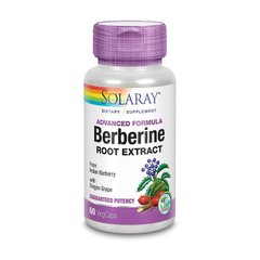 Экстракт Барбариса Соларай / Solaray Berberine root extract (60 veg caps)