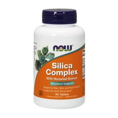 Кремнієвий комплекс Now Foods Silica Complex 90 таблеток