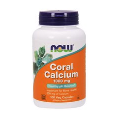 Коралловый кальций Now Foods Coral Calcium 1000 mg (100 caps)