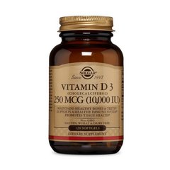 Витамин Д3 Solgar Vitamin D3 250 мкг 10000 IU (120 sgels)