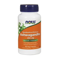 Экстракт ашваганды (Withania somnifera) Now Foods Ashwagandha 450 mg 90 вег капсул