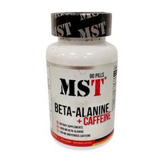 Амінокислота Бета-аланін + кафеін МСТ / MST Beta-Alanine + caffeine (90 pills)