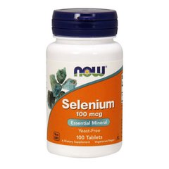 Витамины Селен Нау Фудс / Now Foods Selenium 100 mcg 100 таблеток