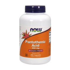 Pantothenic Acid 500 mg (250 caps) NOW
