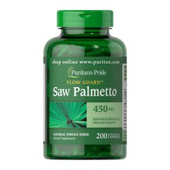 Saw Palmetto 450 mg (200 caps) Puritan's Pride