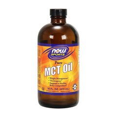 Масло MCT (тригліцериди із середньою ланцюгом) Now Foods MCT Oil (473 ml)