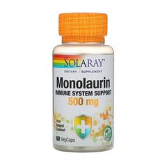 Монолаурин Соларай / Solaray Monolaurin 500 mg (immune system support) (60 veg caps)