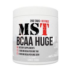 Амінокислота Бцаа МСТ / MST BCAA HUGE 2:1:1 200 tabs / таблеток