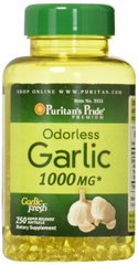 Odorless Garlic 1000 mg (250 softgels) Puritan's Pride