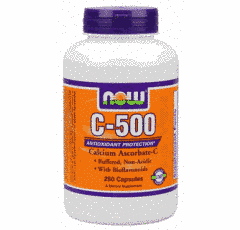 C-500 Calcium Ascorbate-C (250 caps) NOW