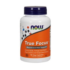 Витамины для ясности мышления и фокуса внимания Now Foods True Focus (90 veg caps)