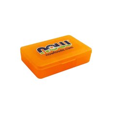Таблетница для хранения капсул и таблеток Now Foods Pillbox (orange)