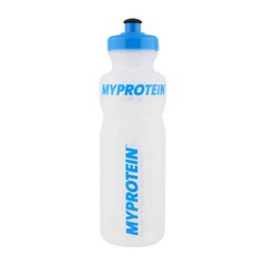 Бутылка спортивная для воды MyProtein Waterbottle 750 ml бело-голубая