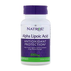 Альфа липоевая кислота Натрол / Natrol Alpha Lipoic Acid 300 mg (50 caps)