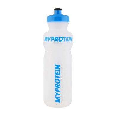 Бутылка спортивная для воды MyProtein Waterbottle 750 ml бело-голубая