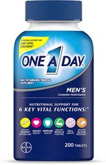 Чоловічі мультивітаміни Bayer One A Day Men s Multivitamin (200 таблеток)