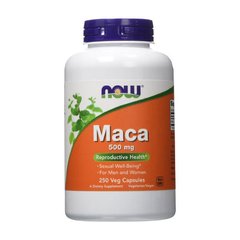 Мака перуанская Now Foods Maca 500 mg 250 veg caps