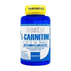 Ацетил Л-карнитин Yamamoto nutrition Acetyl L-Carnitine (60 caps)