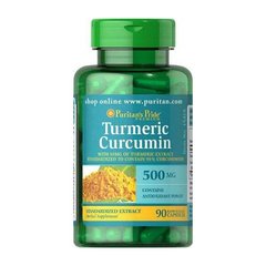 Екстракт куркуми (Куркумін) Пуританс Прайд / Puritan's Pride Turmeric Curcumin 500 mg (90 caps)