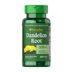 Корень одуванчика экстракт Пуританс Прайд / Puritan's Pride Dandelion Root 520 mg (100 caps)