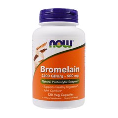 Bromelain 500 mg (120 veg caps) NOW