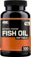 Рыбий жир омега 3 жирные кислоты Optimum Nutrition Fish Oil 100 caps / капсул