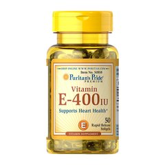 Vitamin E 400 IU (50 softgels) Puritan's Pride