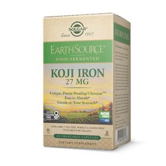 Железо (из ферментированного коджи сульфат железа) Солгар / Solgar Koji Iron 27 mg (60 veg caps)