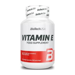 Витамин E Биотеч / BioTech Vitamin E 200 мг 100 желатиновых капсул без вкуса