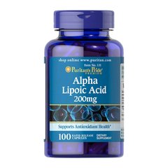 Alpha Lipoic Acid 200 mg (100 caps) Puritan's Pride