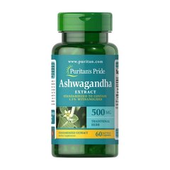 Экстракт ашваганда Пуританс Прайд / Puritan's Pride Ashwagandha Extract 500 mg (60 caps)