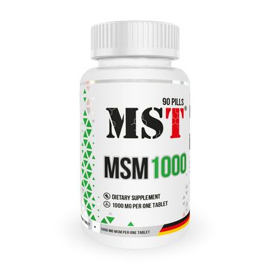 МСМ (Метилсульфонилметан) МСТ / MST MSM 1000 (90 pills)