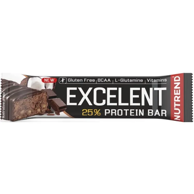 Протеїновий батончик Nutrend Excelent Protein Bar 85 g chocolate with coconut