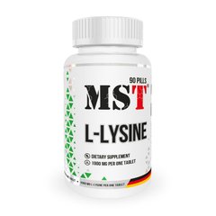 Аминокислота Л-Лизин МСТ / MST L-Lysine1000 mg (90 pills)