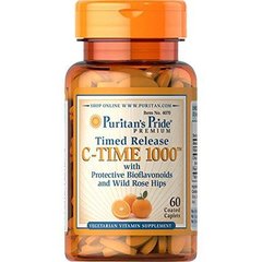 C-TIME 1000 Time Release (60 caplets) Puritan's Pride