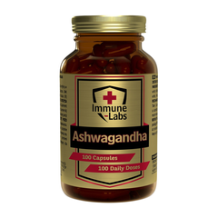 Екстракт ашваганди (Withania somnifera) Immune Labs Ashwagandha 143 mg 100 caps