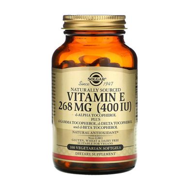 Витамин Е Солгар / Solgar Vitamin E 268 mg (400 IU) (100 veg softgels)