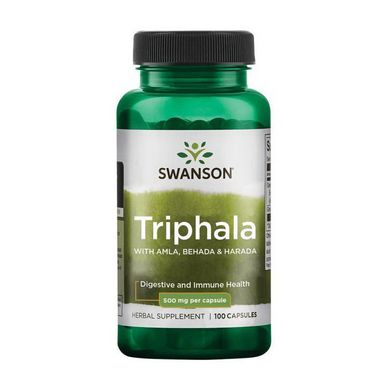 Трифала Свансон / Swanson Triphala 500 mg (100 caps)