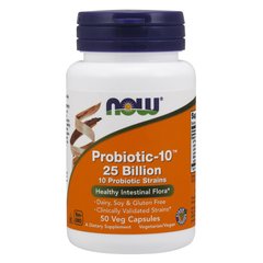Пробиотики Now Foods Probiotic-10 25 Billion (50 veg caps)