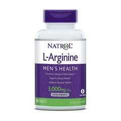Аминокислота Л-аргинин Natrol L-Arginine 3,000 mg (90 tab)