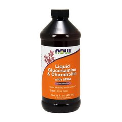 Liquid Glucosamine & Chondroitin with MSM (473 ml) NOW