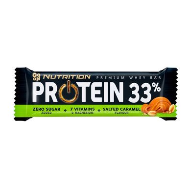 Протеїновий Батончик GoOn Nutrition Protein 33% Bar солона карамель (50 g, salted caramel)