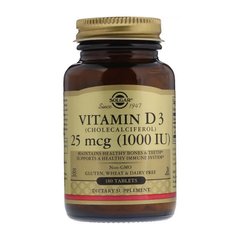Витамин Д 3 Солгар / Solgar Vitamin D3 1000 IU 180 таблеток