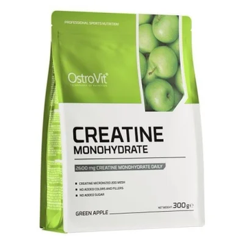 OstroVit Creatine Monohydrate (300 g) green apple