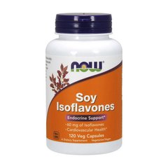 Порошок ізофлавонів сої Нау Фудс / Now Foods Soy Isoflavones (120 veg caps)